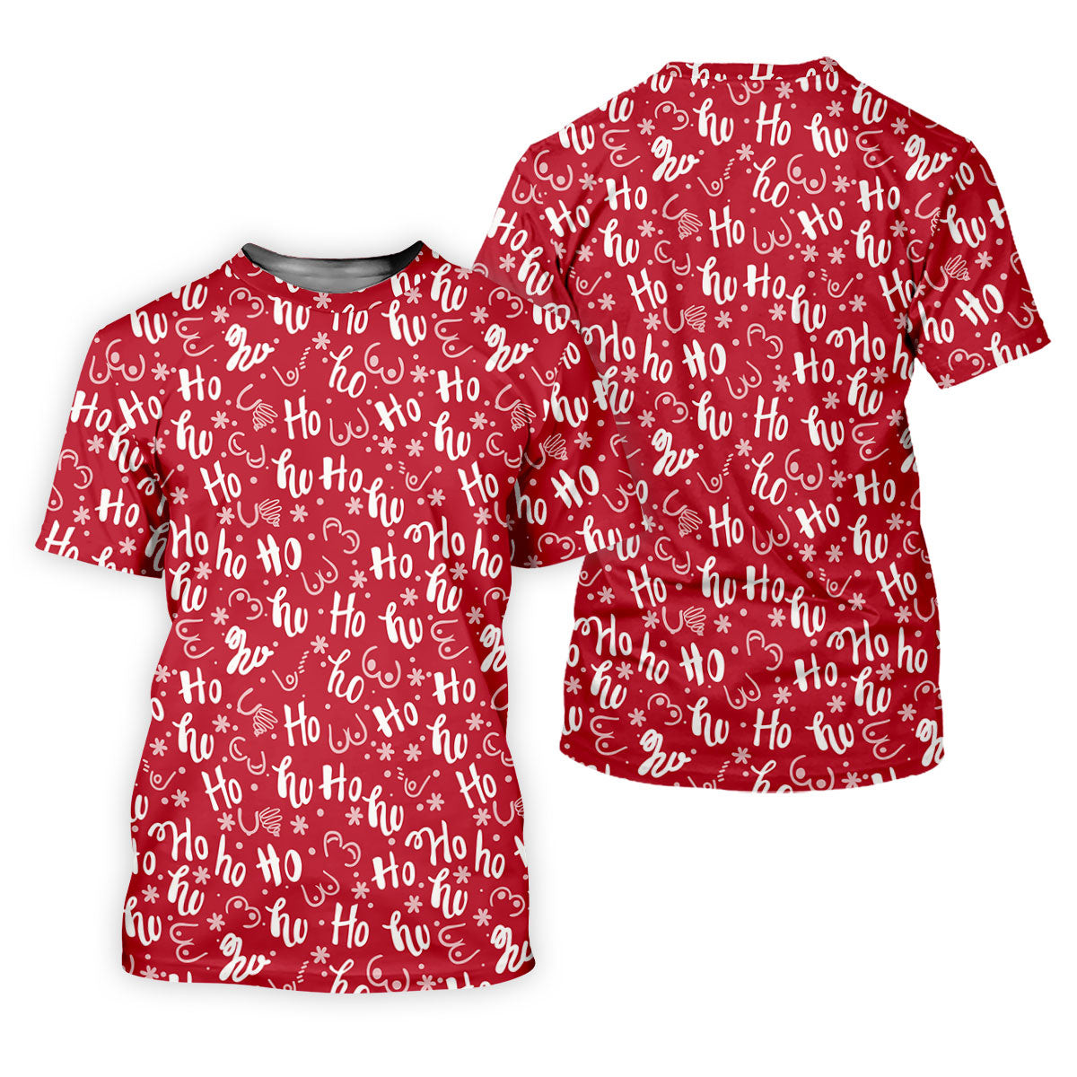 Funny Red Xmas Fun Womens Golf Shirts, Ladies Golf Tops, Christmas Golf Gift, Women's Polo Shirt SH818