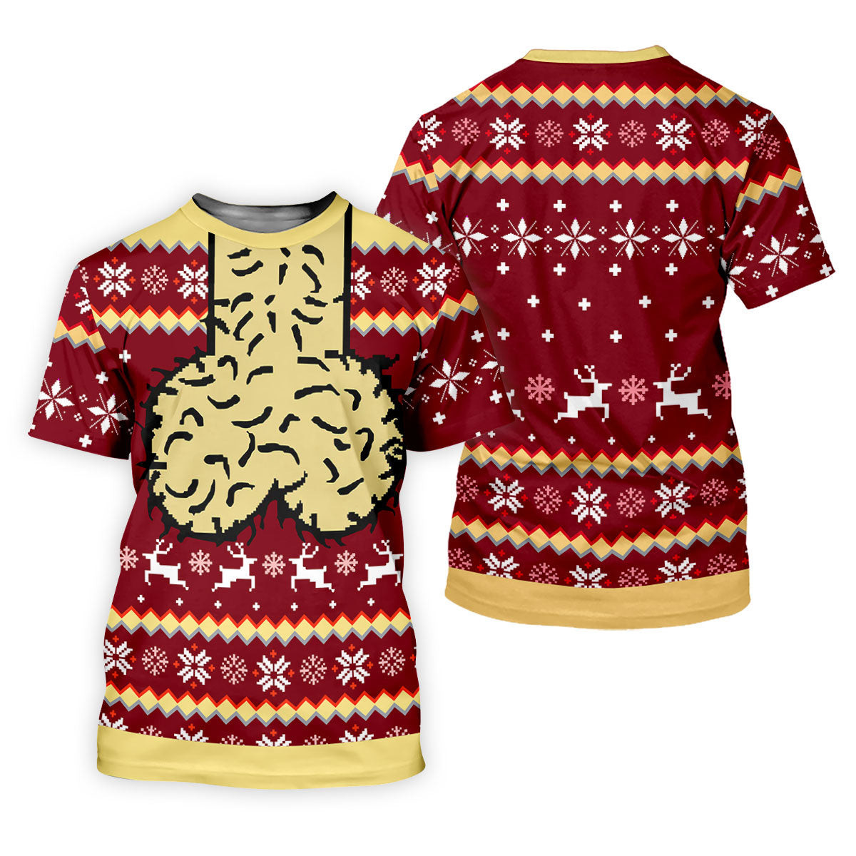 Funny Naughty Ugly Mens Golf Shirt, Dirty Humor Men's Polo Shirt, Christmas Golf Shirt SH818