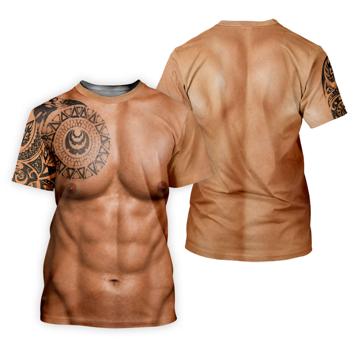 Funny Muscle Body Tattoo Print Golf Shirt, Funny Golf Shirt, Hawaiian Golf Shirt, Golf Tops For Women SH818