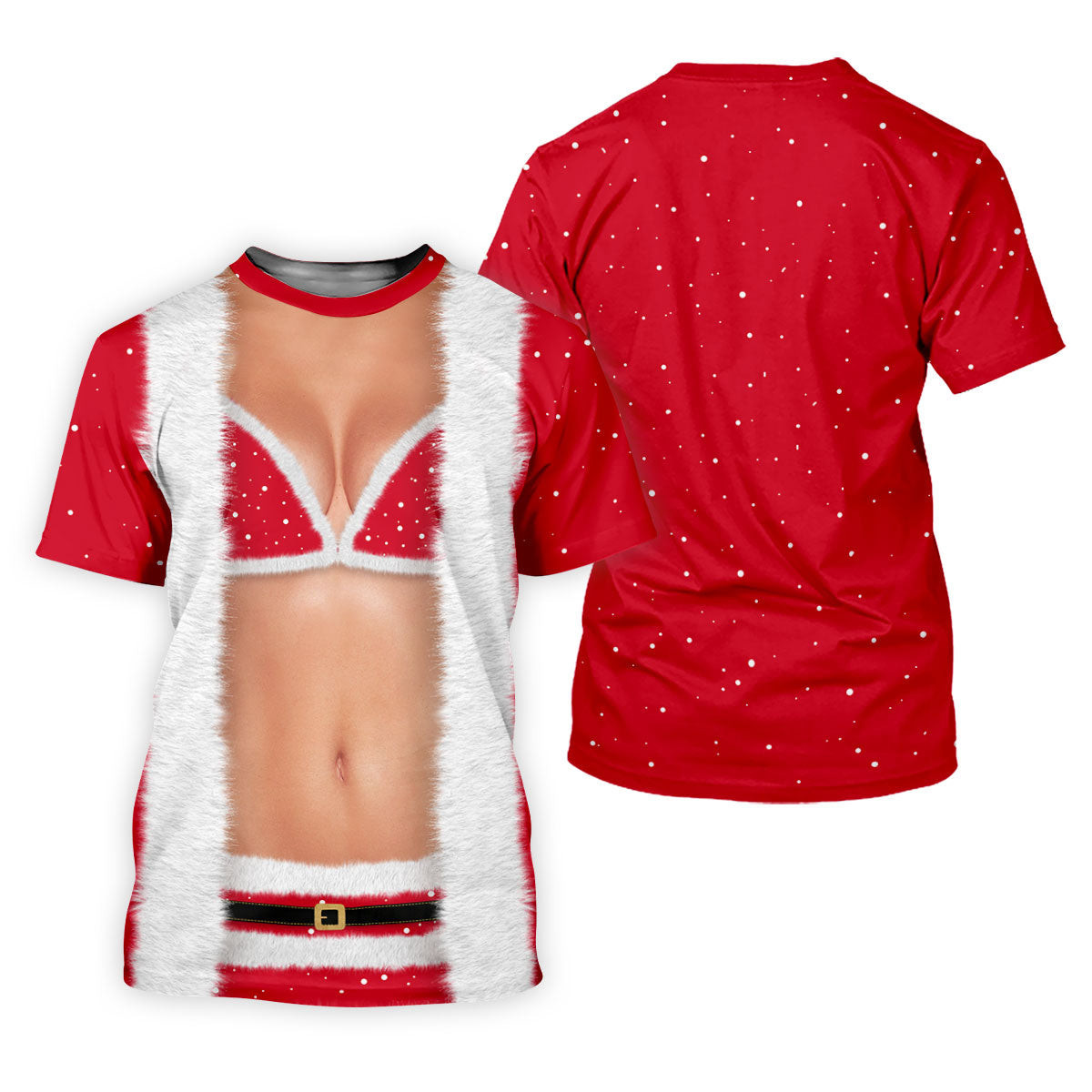 Funny Mrs Claus Costume Christmas Golf Shirt, Men's Golf Shirt, Hawaiian Golf Shirt, Printed Golf Shirts SH818