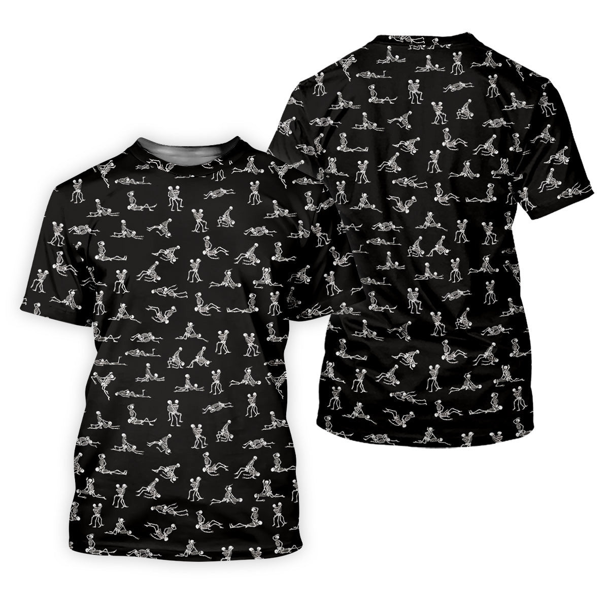 Funny Skeleton Couple Golf Shirt, Halloween Gift Idea, Womens Golf Tops, Ladies Golf Shirts SH818