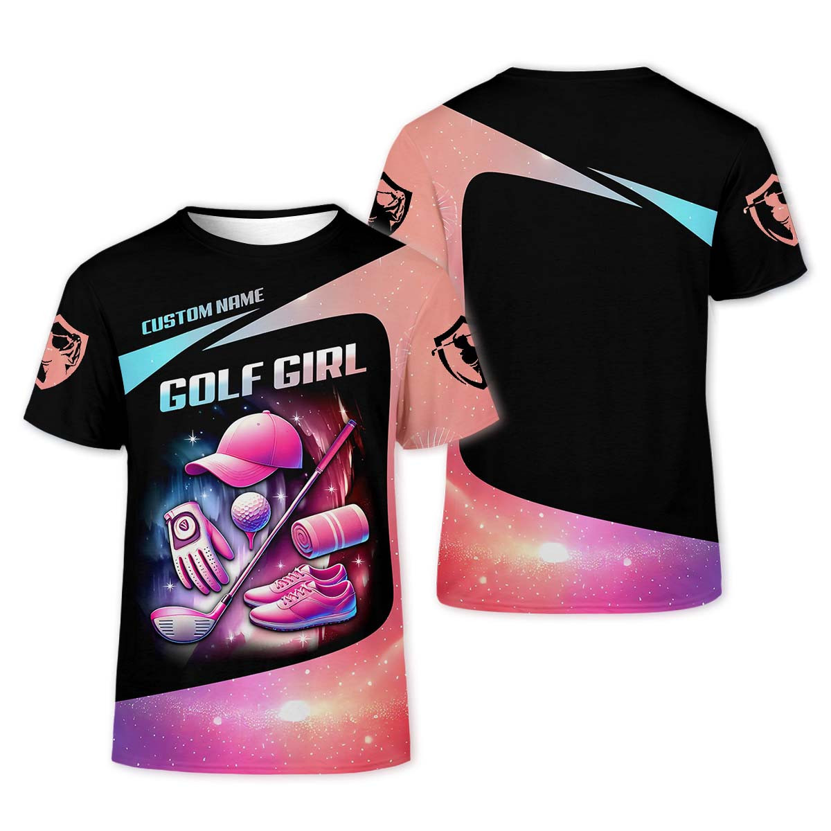 Golf Girl Custom Womens Golf Polo Shirt, Golfing Apparel, Gift For Golfers SH818