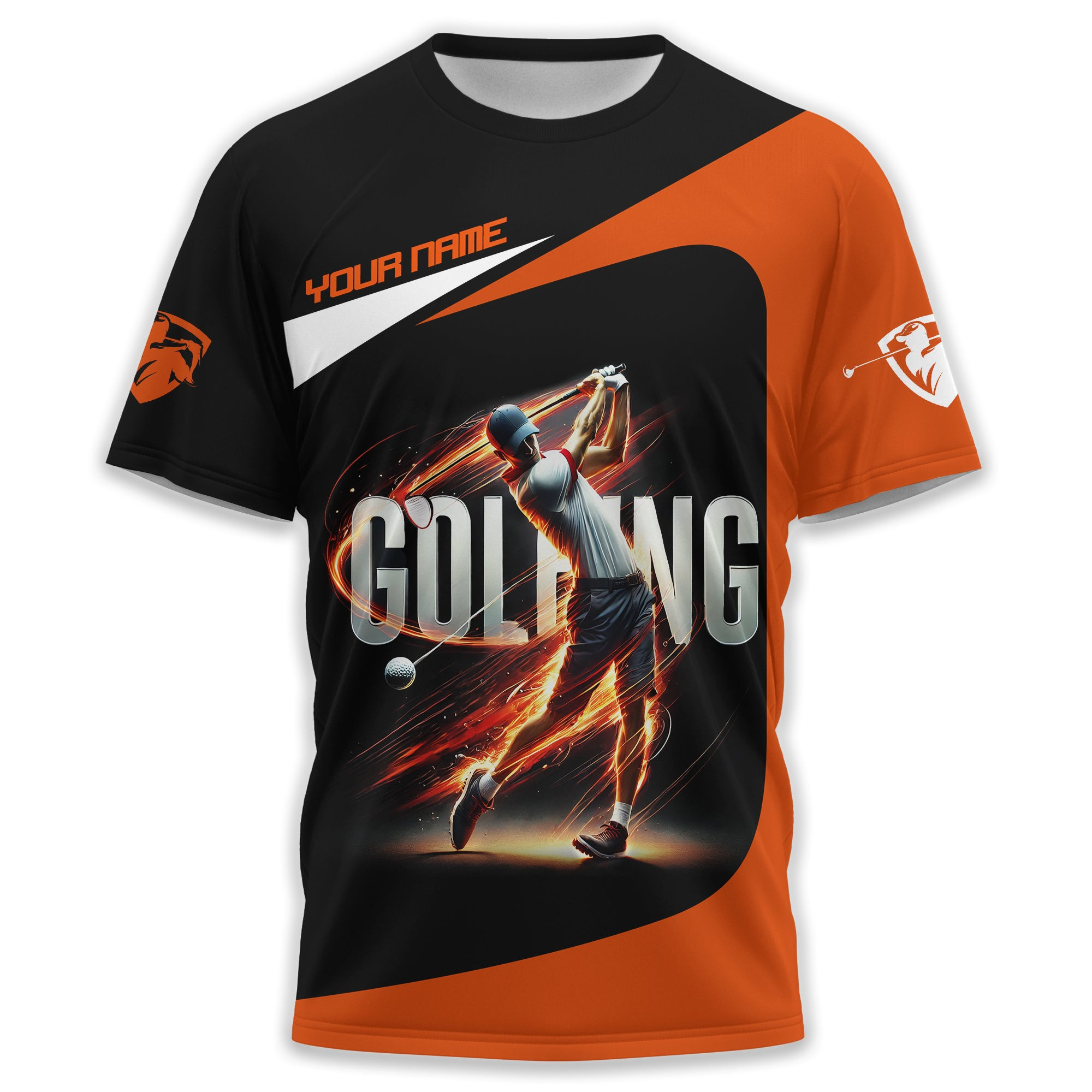 Golfing Swing Customize Golf Polo Shirt, Golfing Apparel, Gift For Golfers SH818