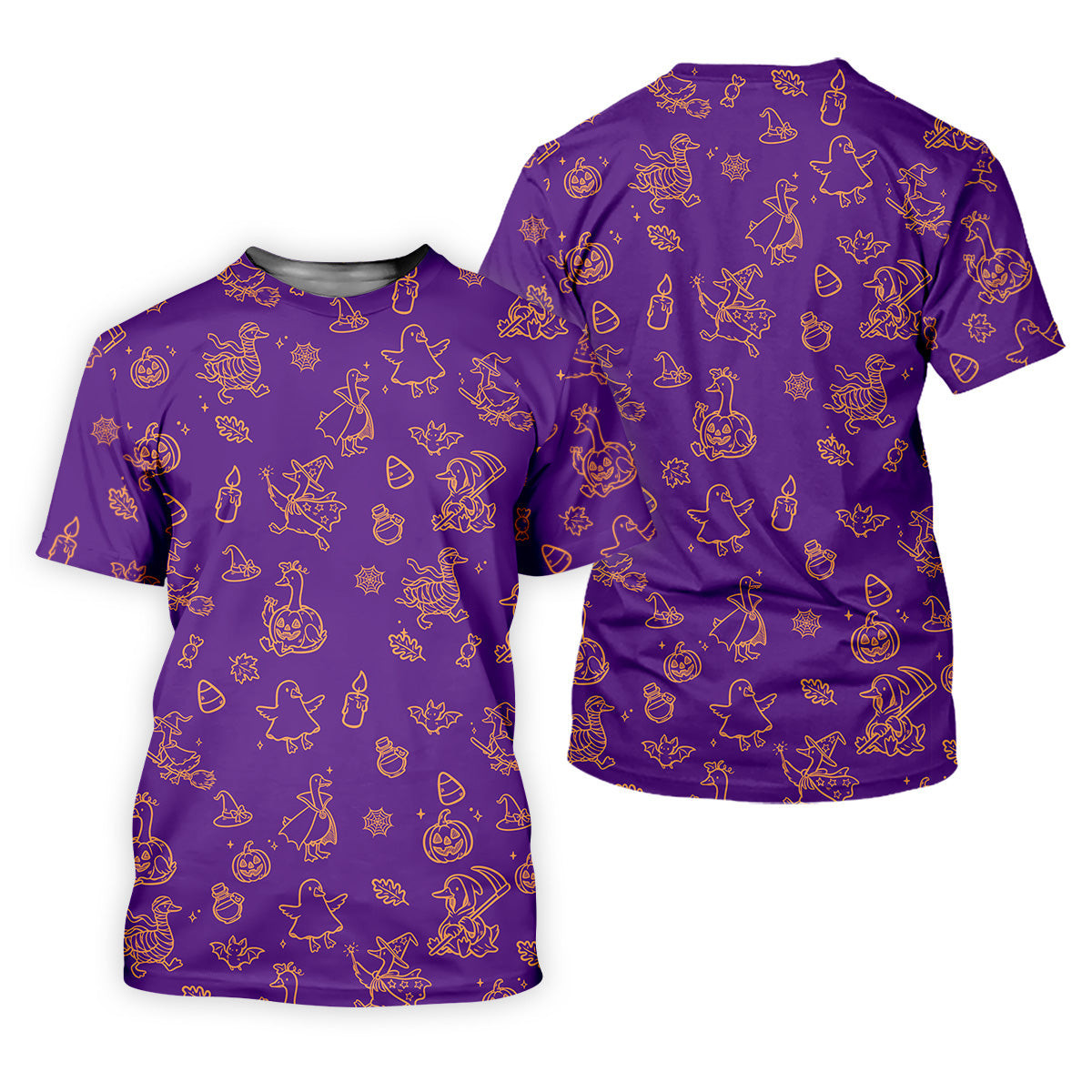 Goose Halloween, Doodle Pattern, Purple Golf Shirt, Mens Funny Golf Shirts, Long Sleeve Golf Shirts, Men Golf Polo SH818