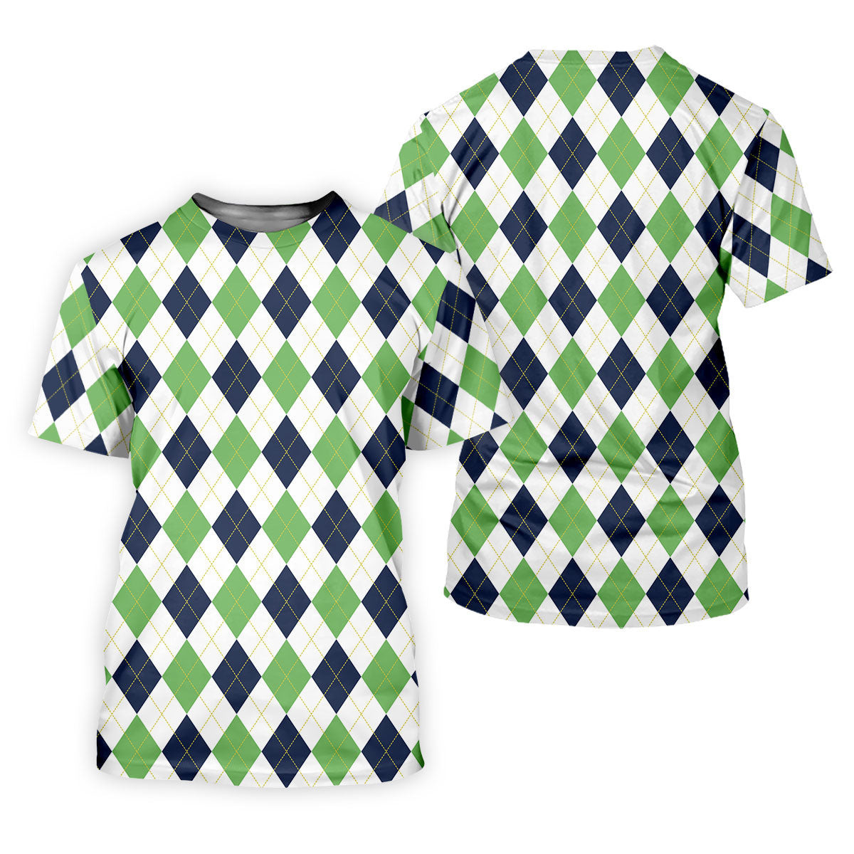 Green And Black Argyle Sleeveless Womens Golf Shirts, Ladies Pink Golf Shirt, Womens Golf Polo Shirts, Womens Golf Tops SH818