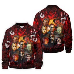 Halloween Horror Character Hawaiian Golf Shirt, Men's Golf Shirt, Golf Shirts For Men SH818