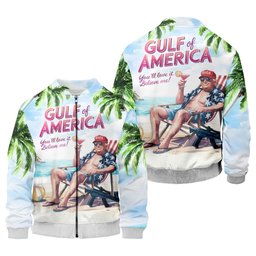 Gulf Of America Shirt, US Patriotic Pride Unisex Tropical Hawaiian Aloha Shirt, USA Golf Shirt SH818