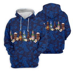 Hawaiian Beer Floral Golf Shirt, Men's Golf Shirt, Golf Polo Shirts For Men SH818