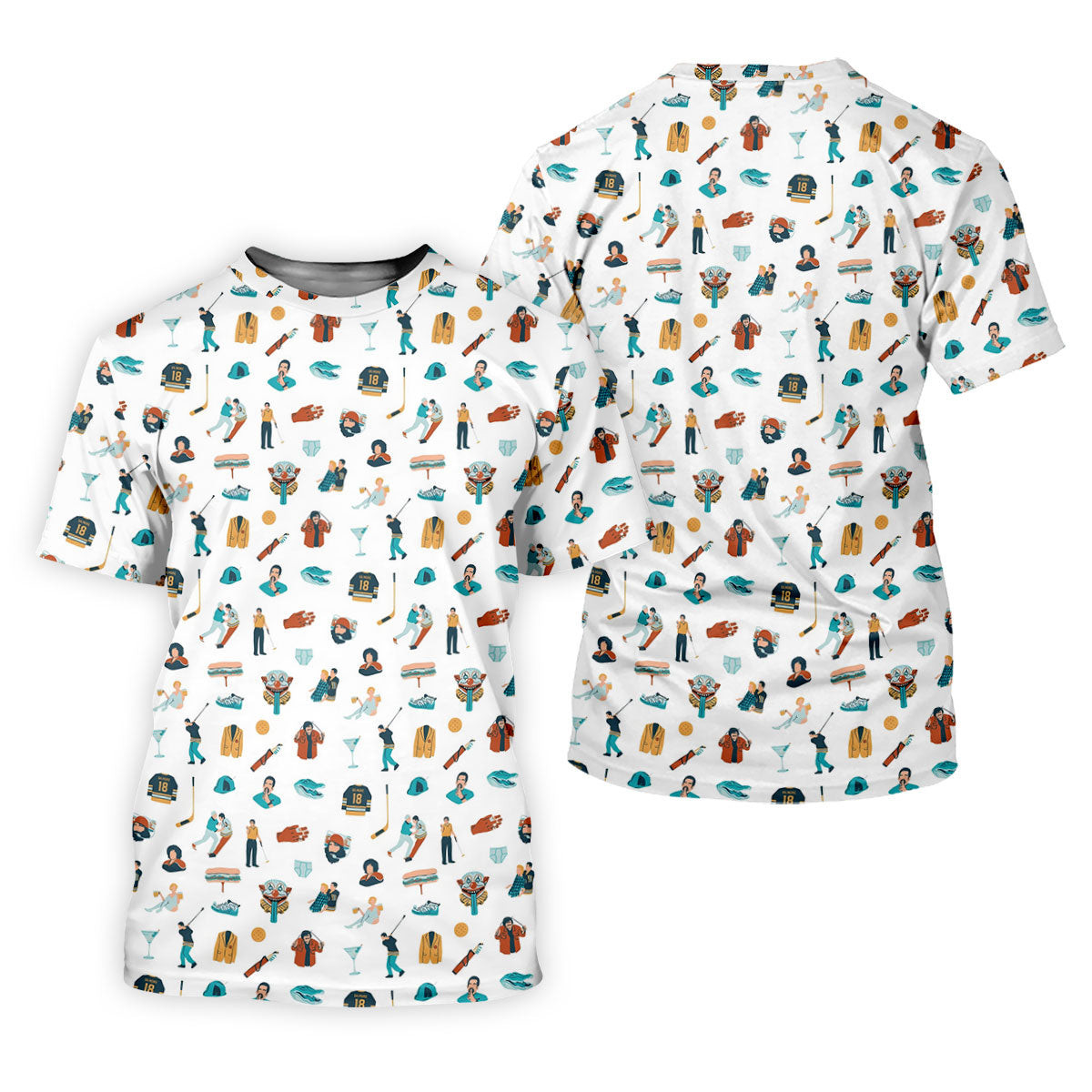 30th Anniversary Sport Movie Character White Golf Shirt, Fun Women's Golf Shirts, Ladies Golf Shirt SH818