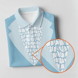 Light Blue Tuxedo Men's Funny Golf Shirts, Father's Day Golf Shirt, Golf Gift For Dad SH818