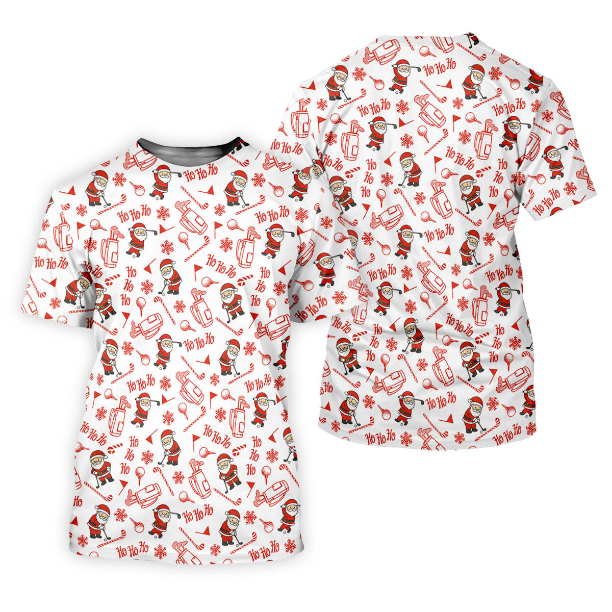 Ho Merry Christmas Funny Print Golf Shirt, Christmas Golf Shirt, Golf Gifts For Women, Fun Golf Shirt SH818