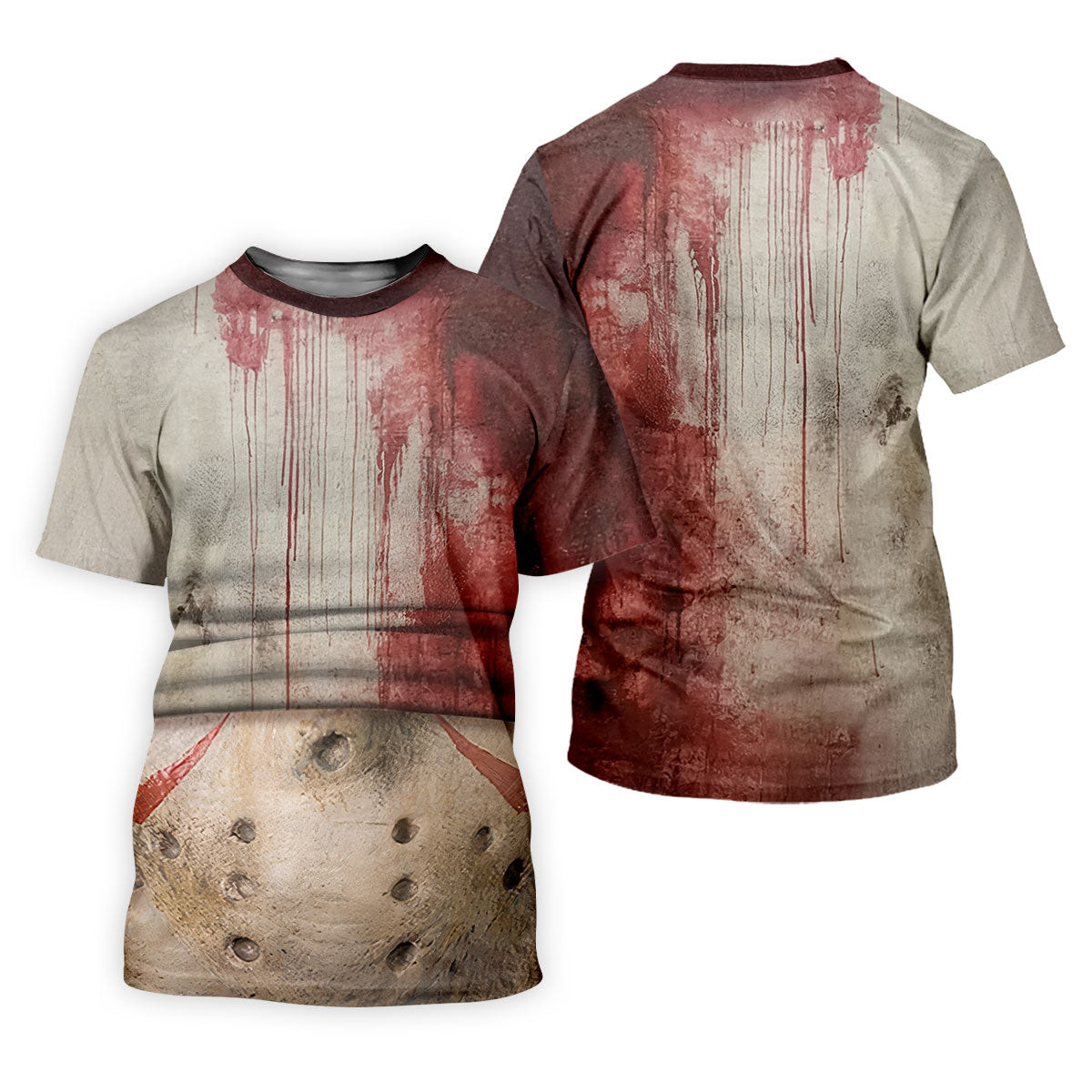 Hockey Mask Horror Character Halloween Polo Shirt, Mens Polo Shirts, Golf Apparel For Men SH818