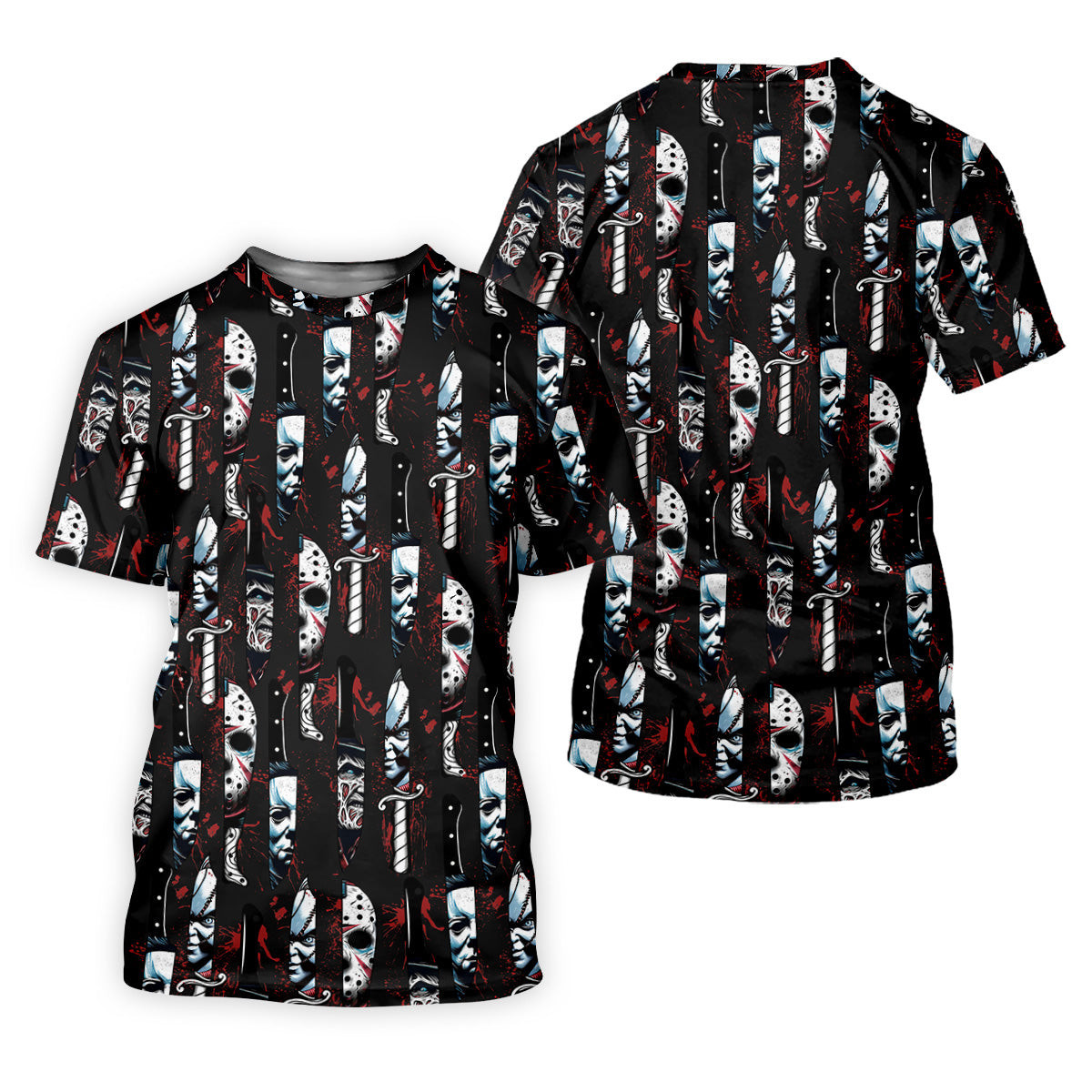 Horror Character Women Golf Shirt, Horror Movie Shirt, Halloween Golf Shirt, Womens Golf Gifts SH818