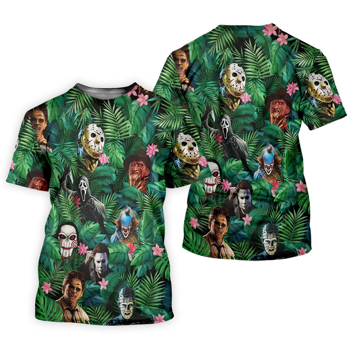 Hidden Horror Villains Jungle Hawaiian Golf Shirt, Women’s Golf Polo, Golf Shirts For Women SH818