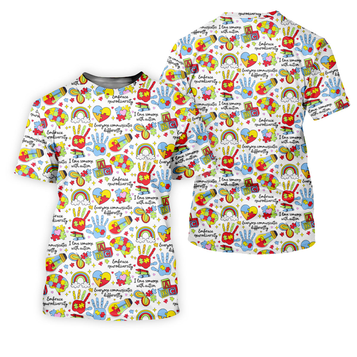 I Love Someone With Autism White Golf Shirt, Autism Awareness Color Polo Shirts For Men, Golf Shirts For Men SH818
