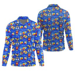 I Love Someone With Autism Blue Golf Shirt, Autism Awareness Color Polo Shirts For Men, Golf Shirts For Men SH818