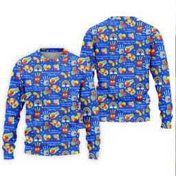 I Love Someone With Autism Blue Golf Shirt, Autism Awareness Color Polo Shirts For Men, Golf Shirts For Men SH818