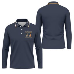I Like Golf And Bourbon Navy Golf Shirt, Golf And Whiskey Golf Shirts For Men, Men's Funny Golf Shirts SH818