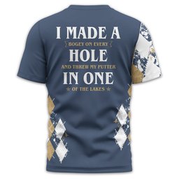I Made A Bogey Personalized Golf Polo Shirt, Golf Shirt For Men, Gift For Golfers SH818
