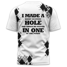I Made A Bogey Personalized Golf Polo Shirt, Golf Shirt, Gift For Golfers SH818