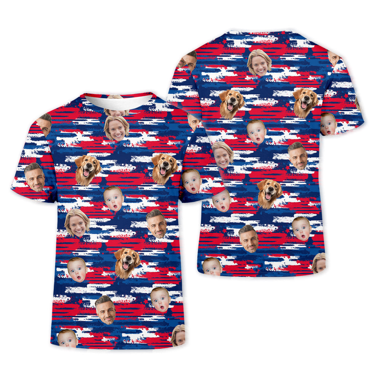 Custom Face Shirt, Patriotic Golf Polos, Womens Golf Polo, Personalized Dog Shirts, Golf Polo For Ladies SH818