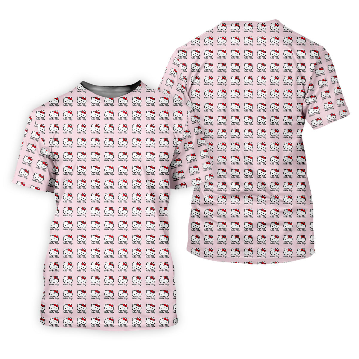 Kity Cat Funny Men's Golf Polo Shirt, Dad Golf Shirt, Christmas Golf Gift SH818