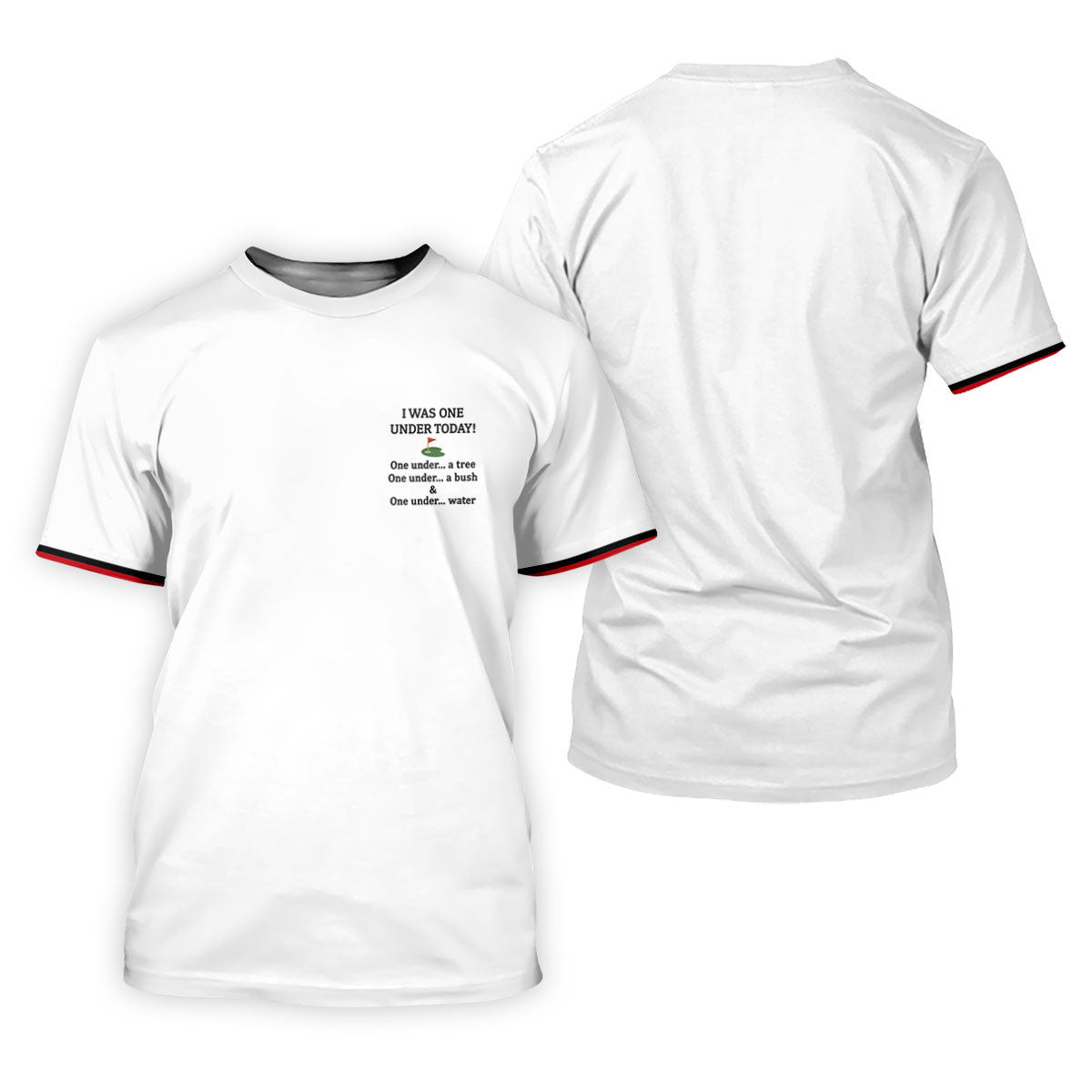 I Was One Under Today White Golf Shirt, Funny Golf Shirt, Ladies Golf Tops, Golf Shirt For Women SH818