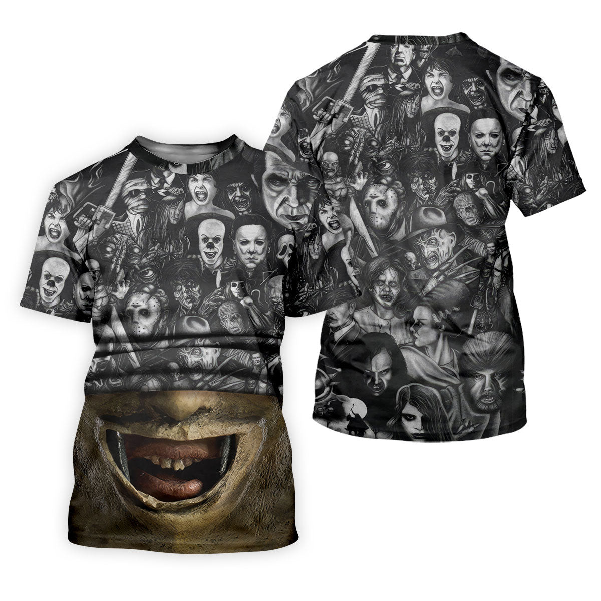 Leather Mask Horror Character Halloween Polo Shirt, Mens Polo Shirts, Golf Apparel For Men SH818
