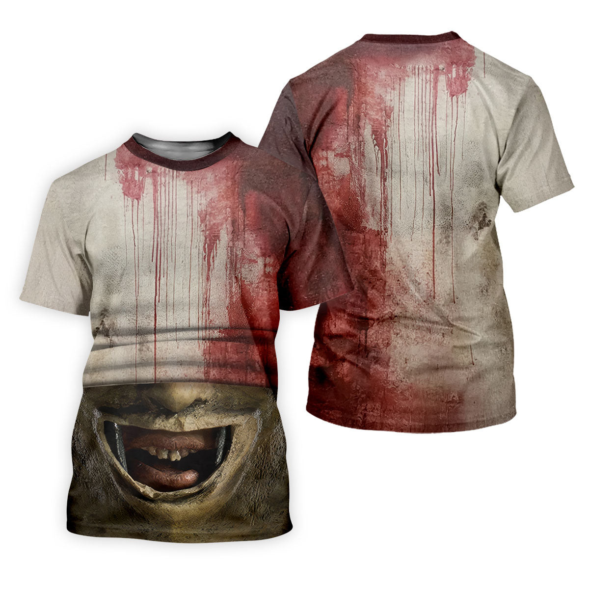 Leather Mask Horror Character Halloween Polo Shirt, Women’s Golf Apparel, Ladies Golf Top SH818