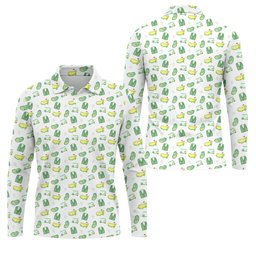 Master Golf Seamless Pattern White Golf Shirt, Cool Golf Shirt, Polo Shirts For Men, Golf Shirts For Men SH818