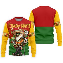 Margarita Man Cinco De Mayo Celebration Red Yellow Green Golf Shirt, Fiesta Theme Golf Shirts For Men SH818