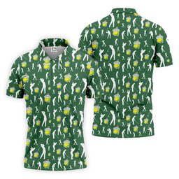 Golf Tournament Golfer Pose Performance Golf Shirt, Golf Tops For Men, Golf Shirts For Men SH818