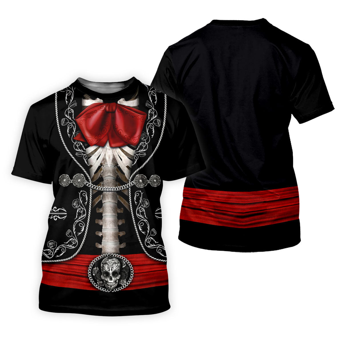 Mexican Fiesta Theme Red Costume Ladies Golf Tops, Cinco De Mayo Celebration Golf Shirt For Women SH818
