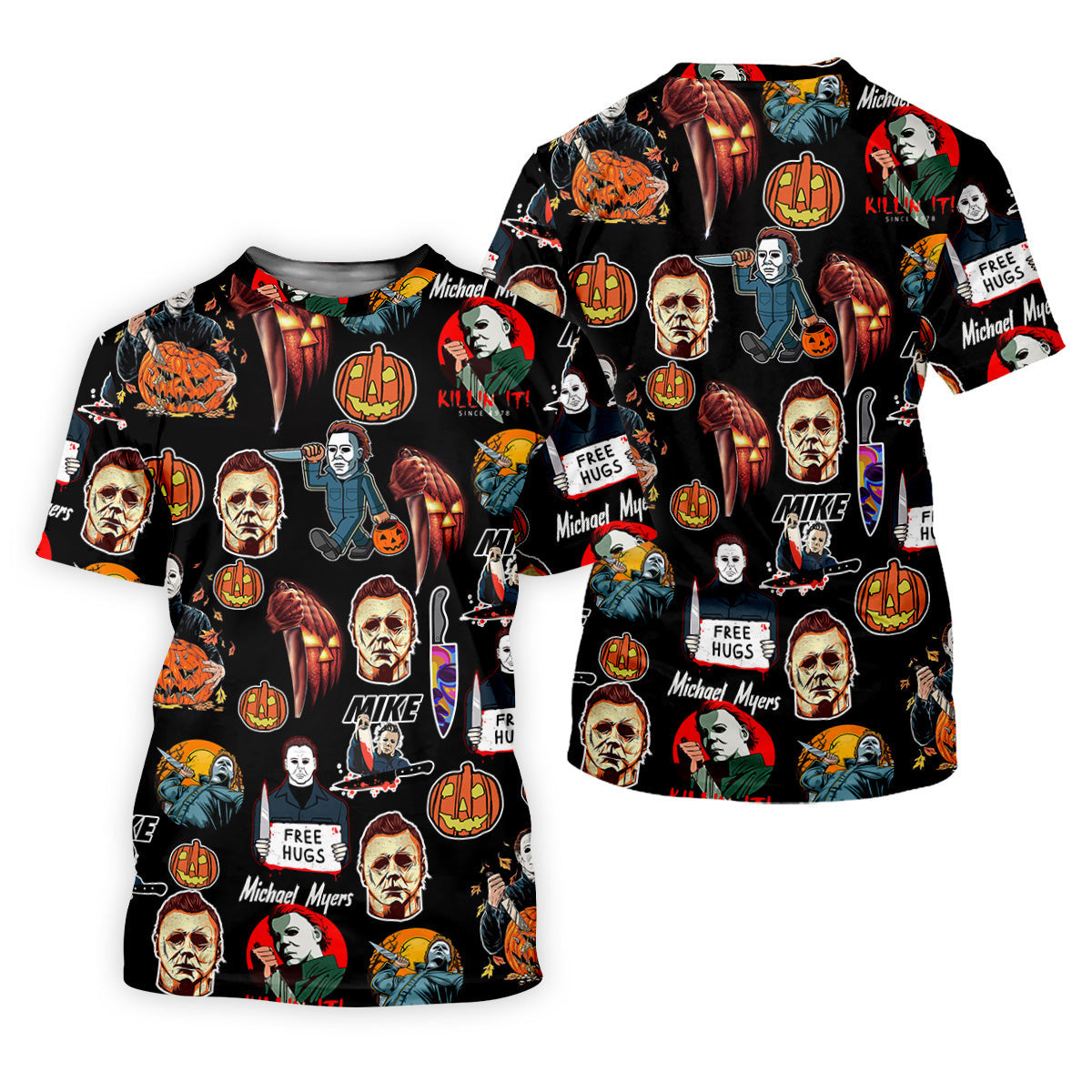 Michael Myers Halloween Women Golf Shirt, Classic Horror Characters Ladies Golf Polos, Horror Movie Shirt SH818