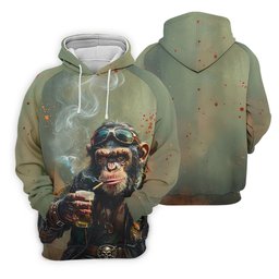 Monkey Outlaw Whiskey Ride Hawaiian Golf Shirt, Women's Golf Tops, Ladies Golf Shirts SH818
