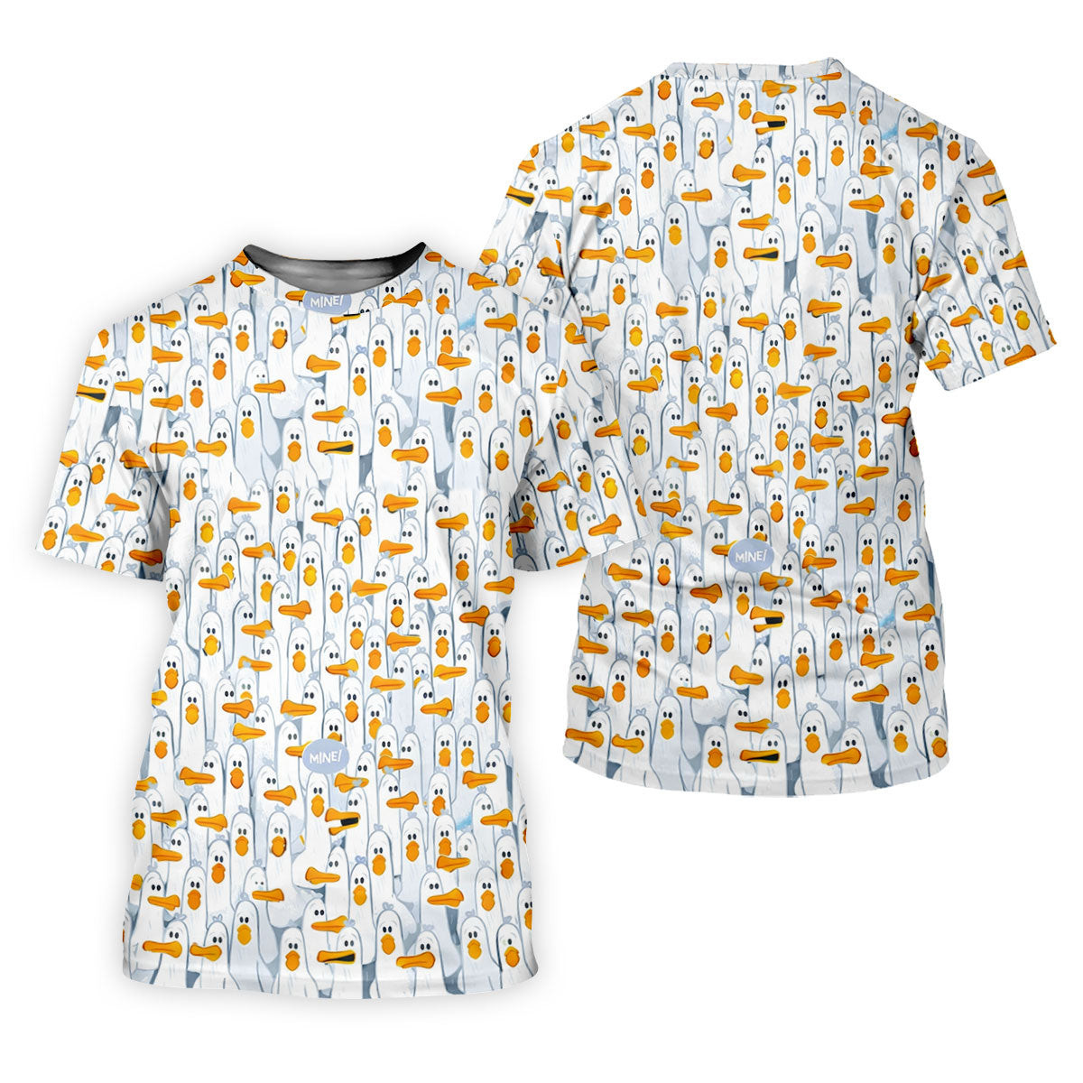 Mine Golf Shirt, Funny Seagull Beach Pattern, Golf Shirt For Men SH818