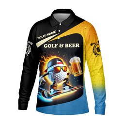 My Drinking Team Has A Golfing Problem Funny Golf Polo Shirt, Gift For Golfers, Team Golf Shirts SH818
