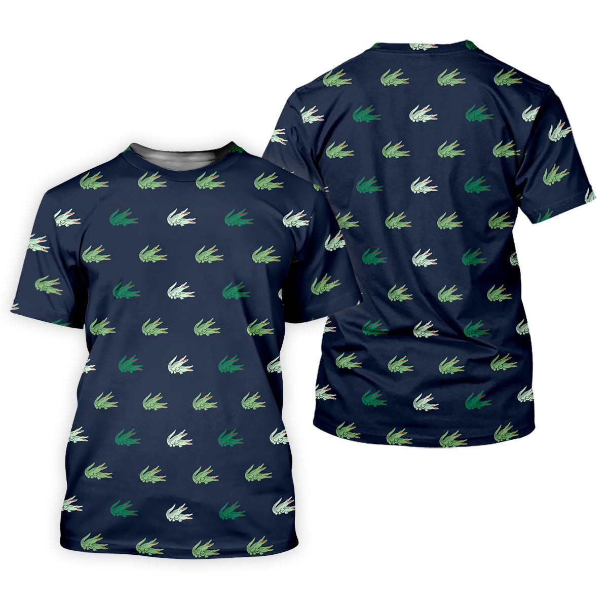 Navy Crocodile Pattern Sleeveless Golf Shirt, Women's Golf Shirt, Golf Polo For Women, Ladies Golf Shirt SH818