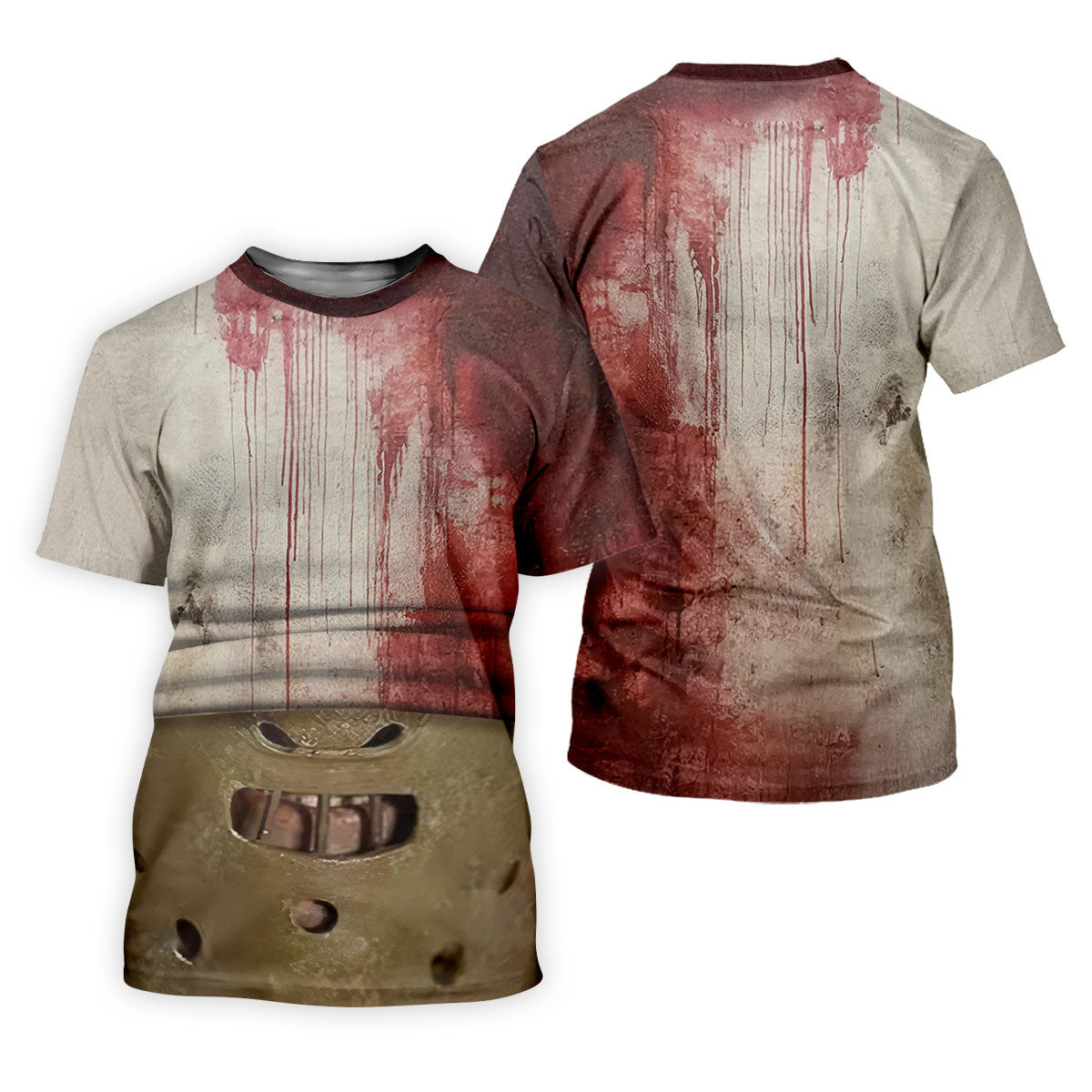 Muzzle Mask Horror Character Halloween Polo Shirt, Golf Shirts For Men, Mens Golf Shirts SH818