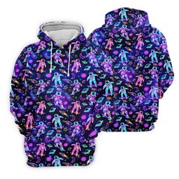 Neon Astronaut Skateboarding Galaxy Polo Shirt, Women's Golf Polo, Golf Shirts For Women, Printed Golf Shirt SH818