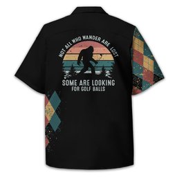 Not All Who Wander Are Lost Personalized Golf Polo Shirt, Golf Shirt For Men, Gift For Golfers SH818