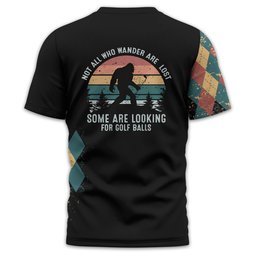Not All Who Wander Are Lost Personalized Golf Polo Shirt, Golf Shirt For Men, Gift For Golfers SH818