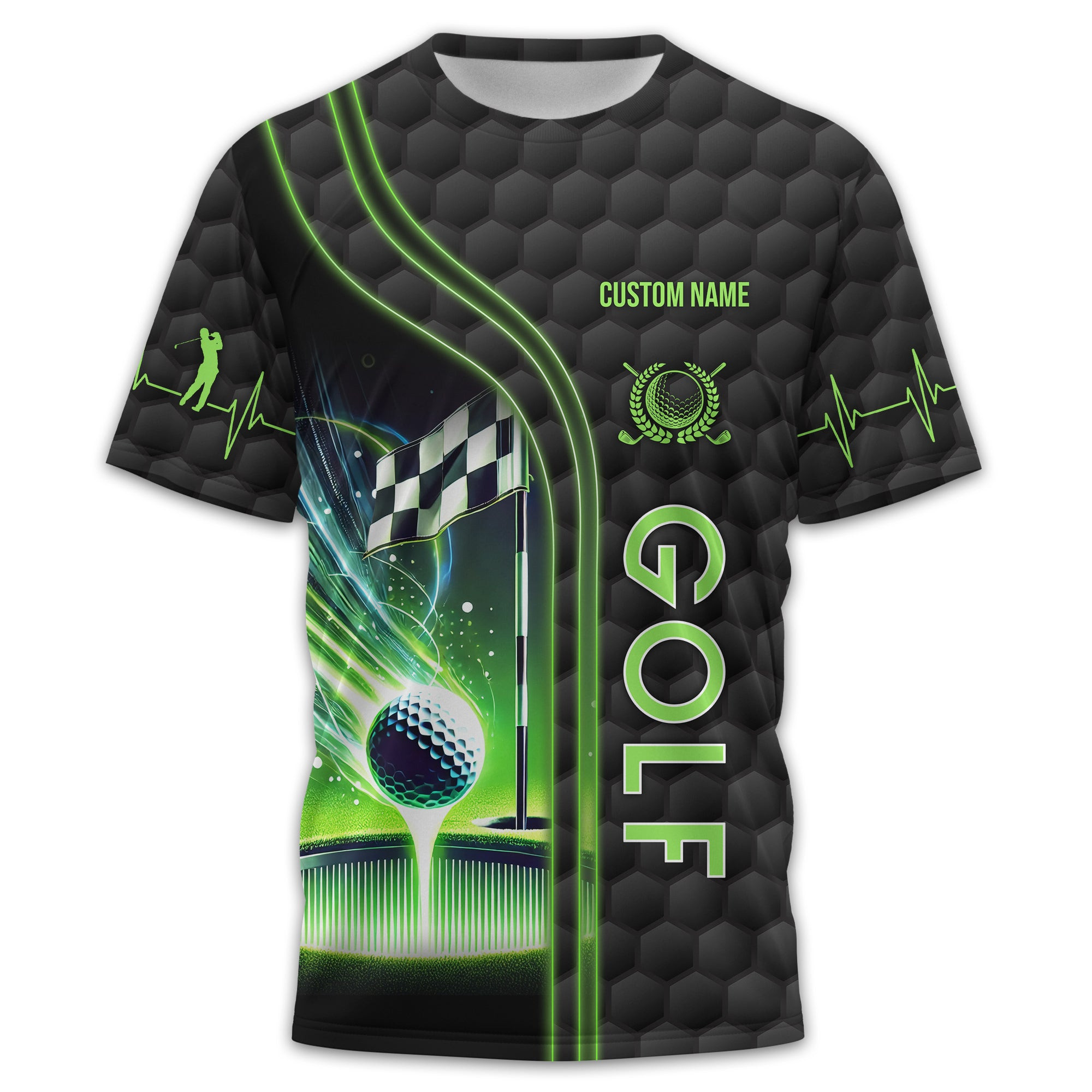I Hate Golf Nice Shot I Love Golf, Personalized Golf Shirt, Unique Gift For Golfer, Funny Golf Polo Shirt SH818