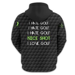 I Hate Golf Nice Shot I Love Golf, Personalized Golf Shirt, Unique Gift For Golfer, Funny Golf Polo Shirt SH818