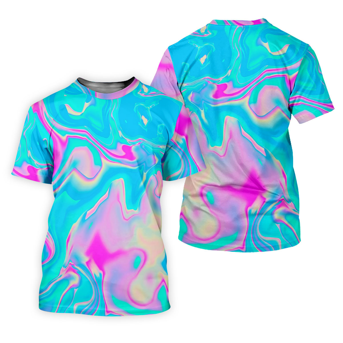 Pastel Marble Abstract Swirl Pattern Golf Shirt, Polo Shirts For Men, Men's Golf Shirt SH818