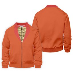 Orange Blue Tuxedo Men's Funny Golf Shirts, Father's Day Golf Shirt, Golf Gift For Dad SH818
