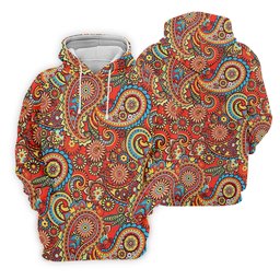 Paisley Design Golf Shirt For Women, Boho Pattern Ladies Golf Shirts, Women's Sleeveless Golf Shirts SH818