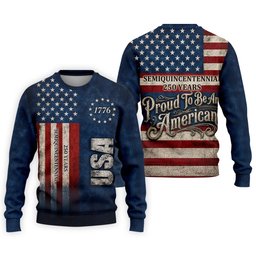 Patriotic American Flag Men's Golf Shirt, 4th Of July Golf Shirt SH818