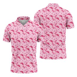 Pink Cowgirl Boots Hat Pattern Hawaiian Golf Shirt, Golf Polo Shirts For Men, Mens Golf Apparel SH818