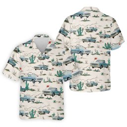 Personalized Truck Golf Shirt, Custom Vehicle Tropical Pattern, Golf Shirt For Men SH818